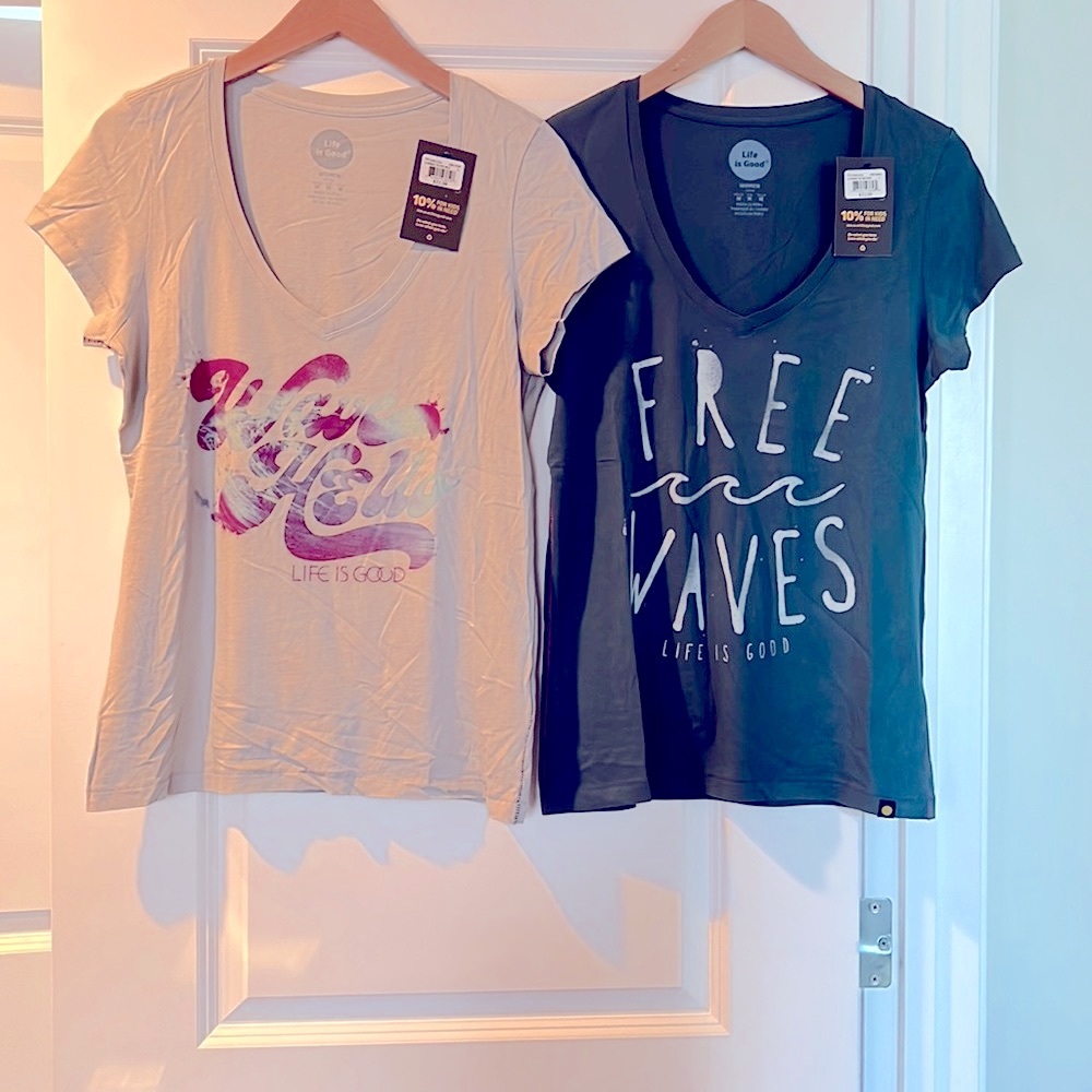 Set of Two - Life is Good - Tees NWT, M